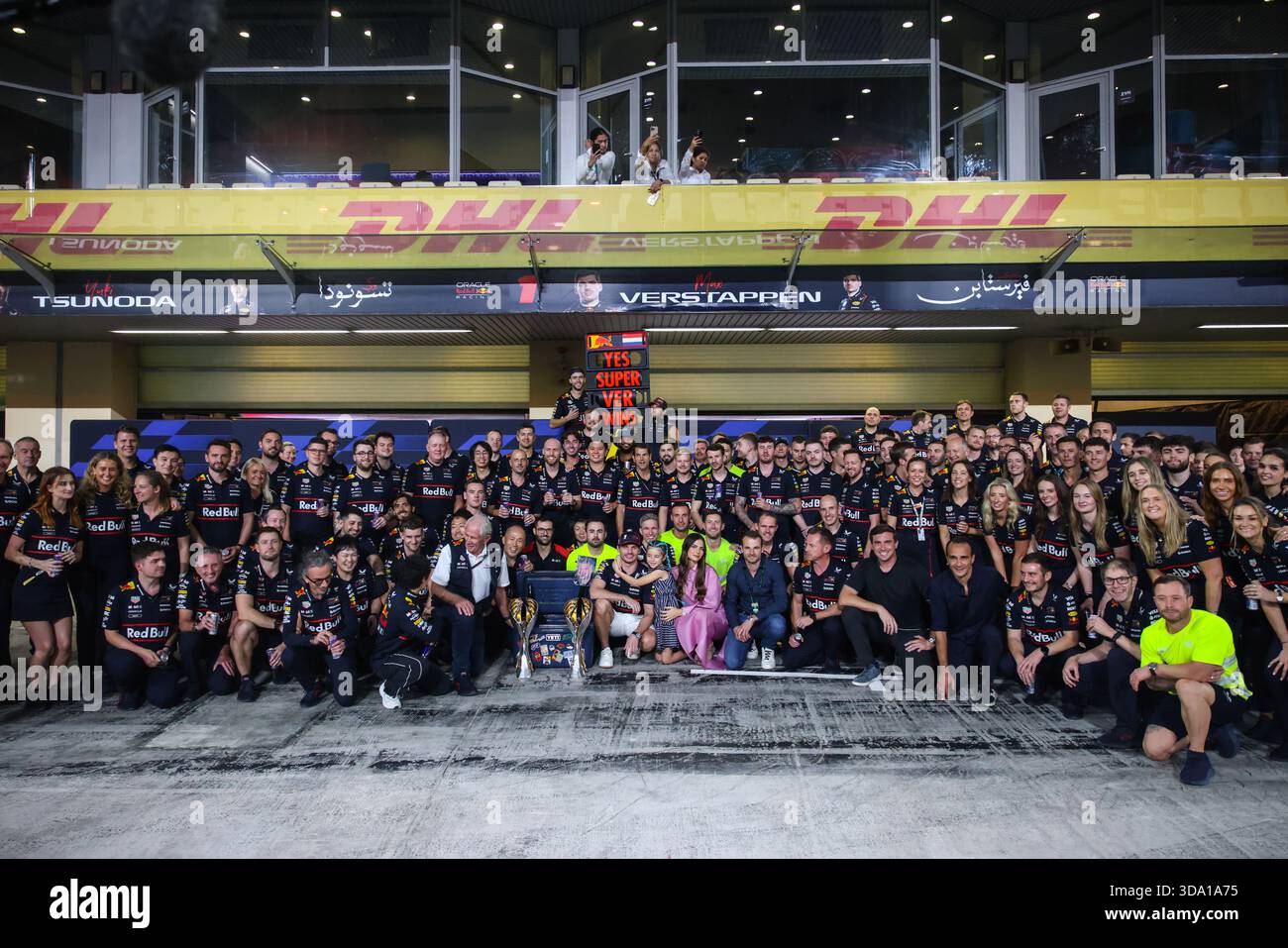 Panelopy From Raced December 7, 2025, Abu Dhabi, United Arab Emirates: Race winner Max ...