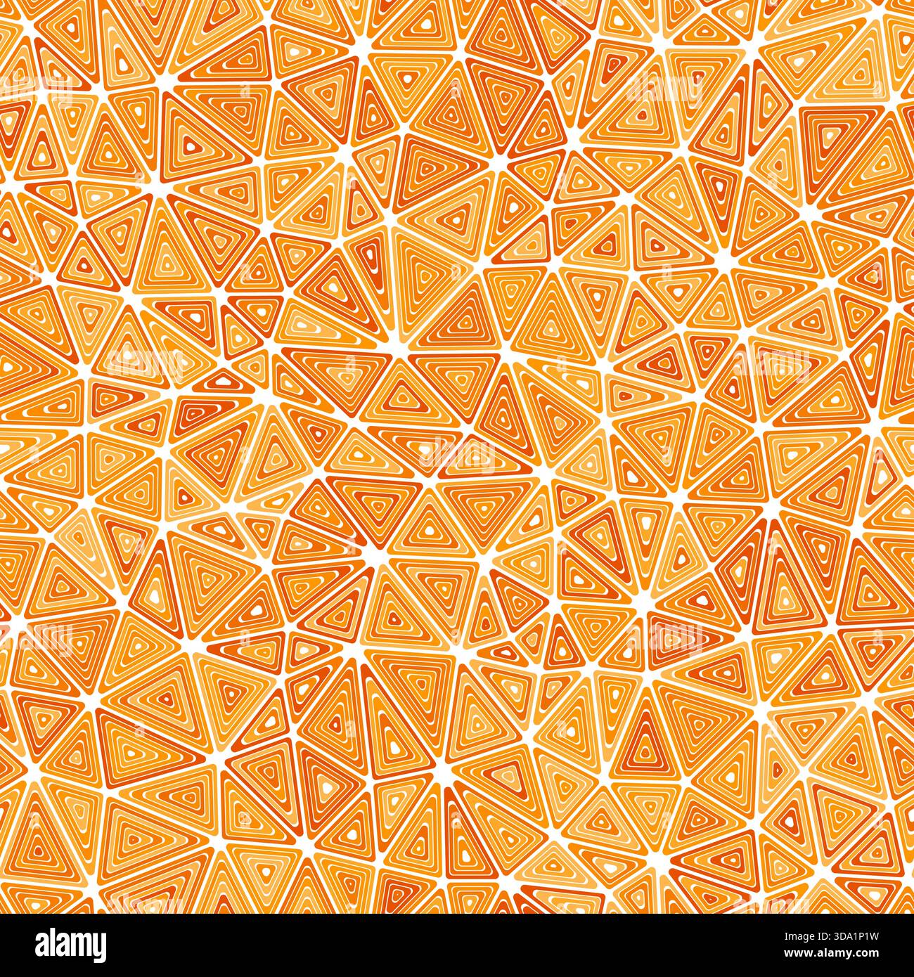 Triangle shapes background. Compact triangle size. Multiple repeated inner triangles. Monotone colored style. Repeatable pattern. Stock Vector