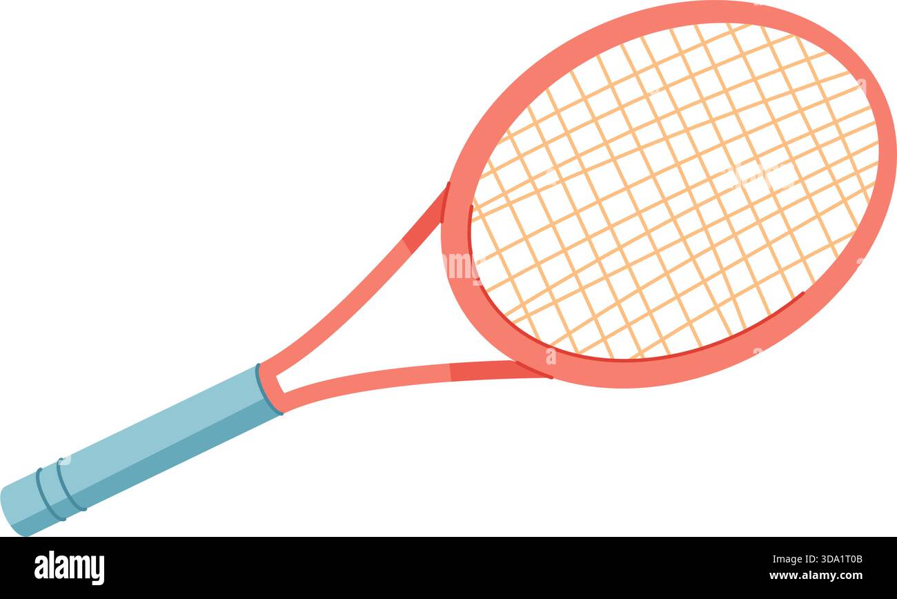 Vector illustration cartoon tennis player hi-res stock photography and ...