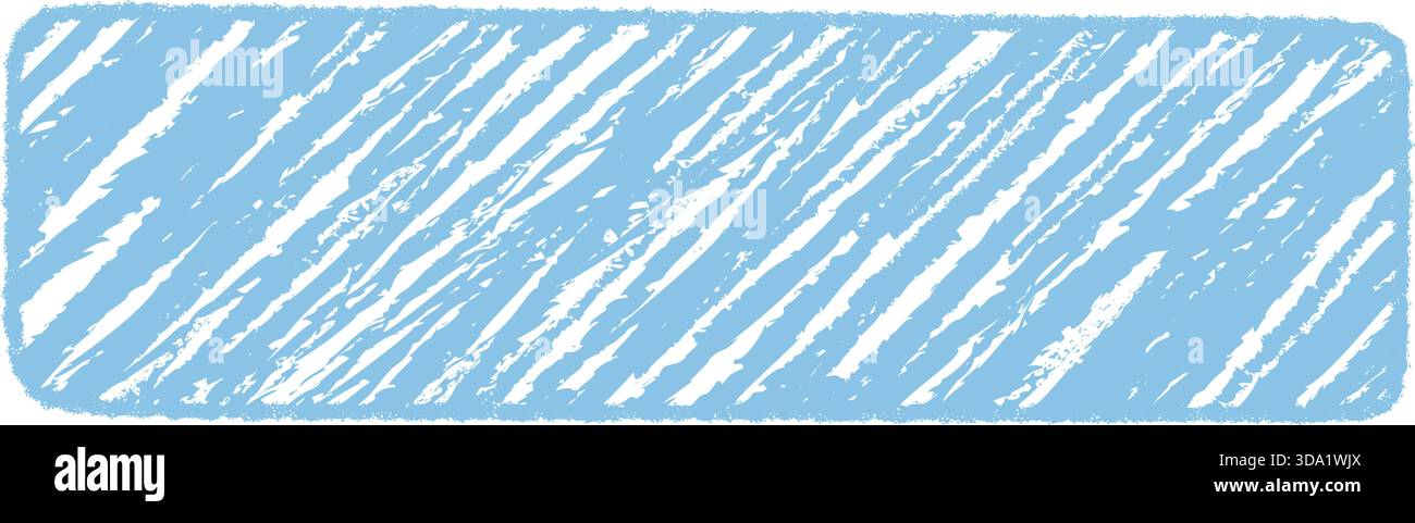 Diagonal Crayon Scribble Rectangle Frame Stock Vector