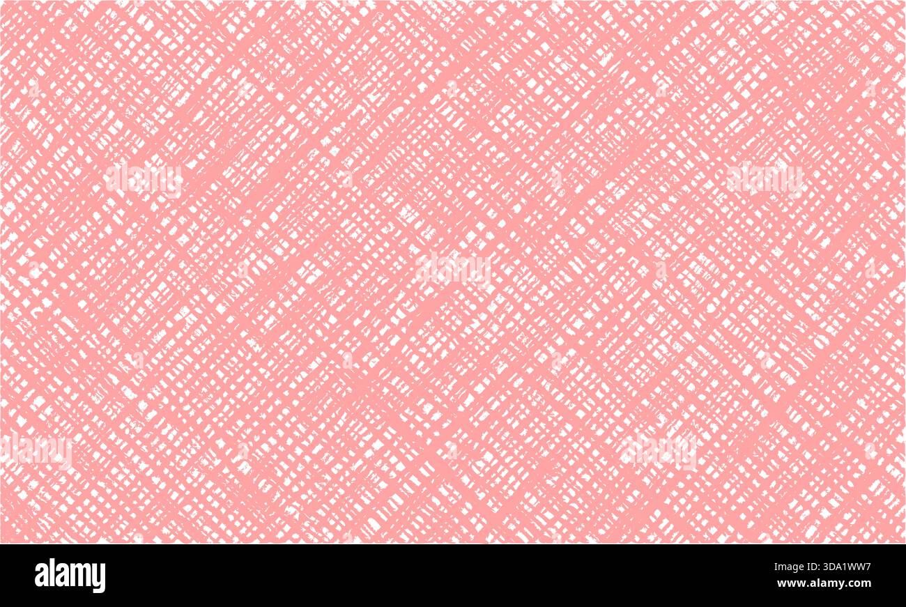 Pink Pastel Scribble Crayon Rectangle Background Stock Vector