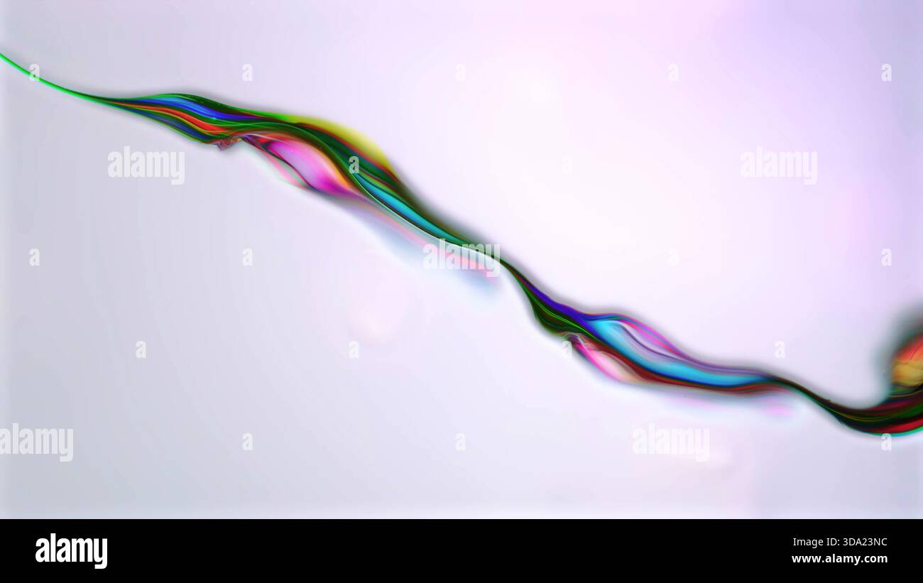 Diagonal energy flow in multicolor gradient streaks Stock Photo