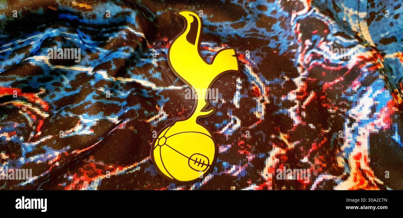 Selective Emblom Tottenham Hotspur Football Club emblem on a jersey,english football ...
