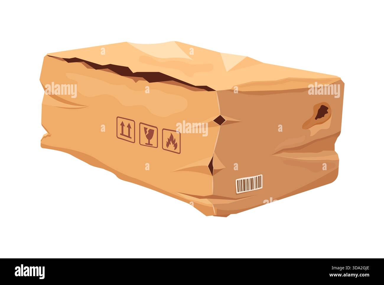 Sides damaged Stock Vector Images - Alamy