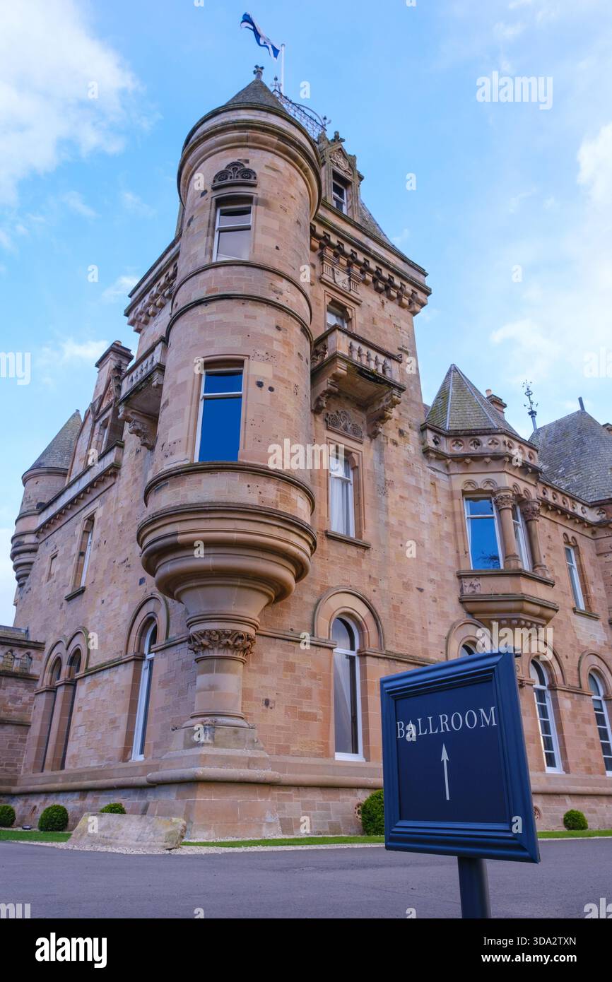 A Sign For The Ballroom Outside A Grand Country Mansion Wedding Venue ...
