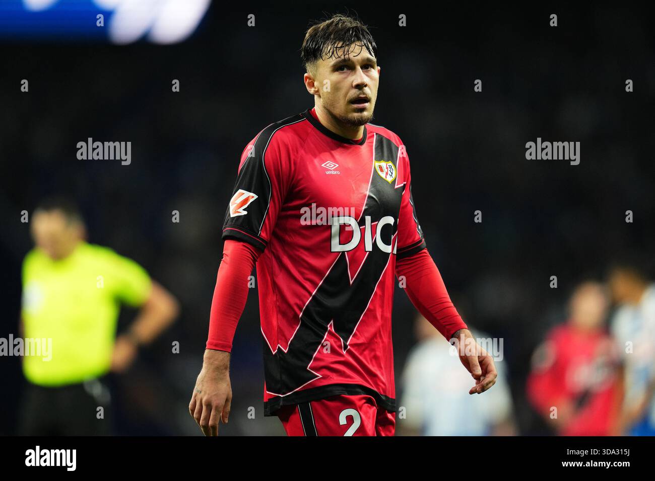 Andre Ratiu of Rayo Vallecano during the La Liga EA Sports match ...