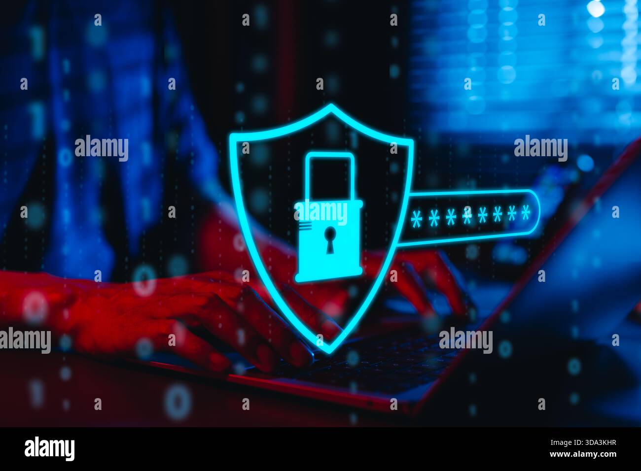 Cyber security lock shield data hi-res stock photography and images - Alamy