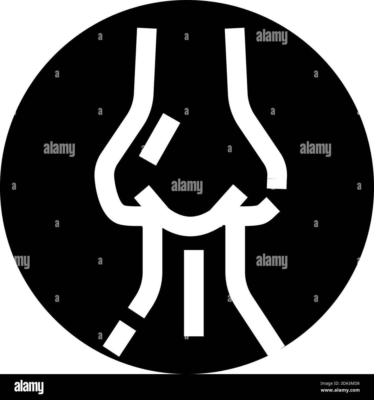 Human joint bones with cartilage condition icon Stock Vector Image ...