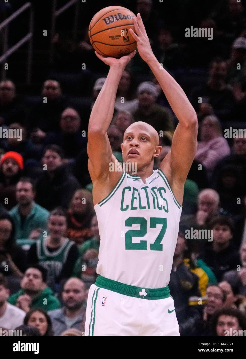 Boston Celtics guard Jordan Walsh (27) during an NBA basketball game ...