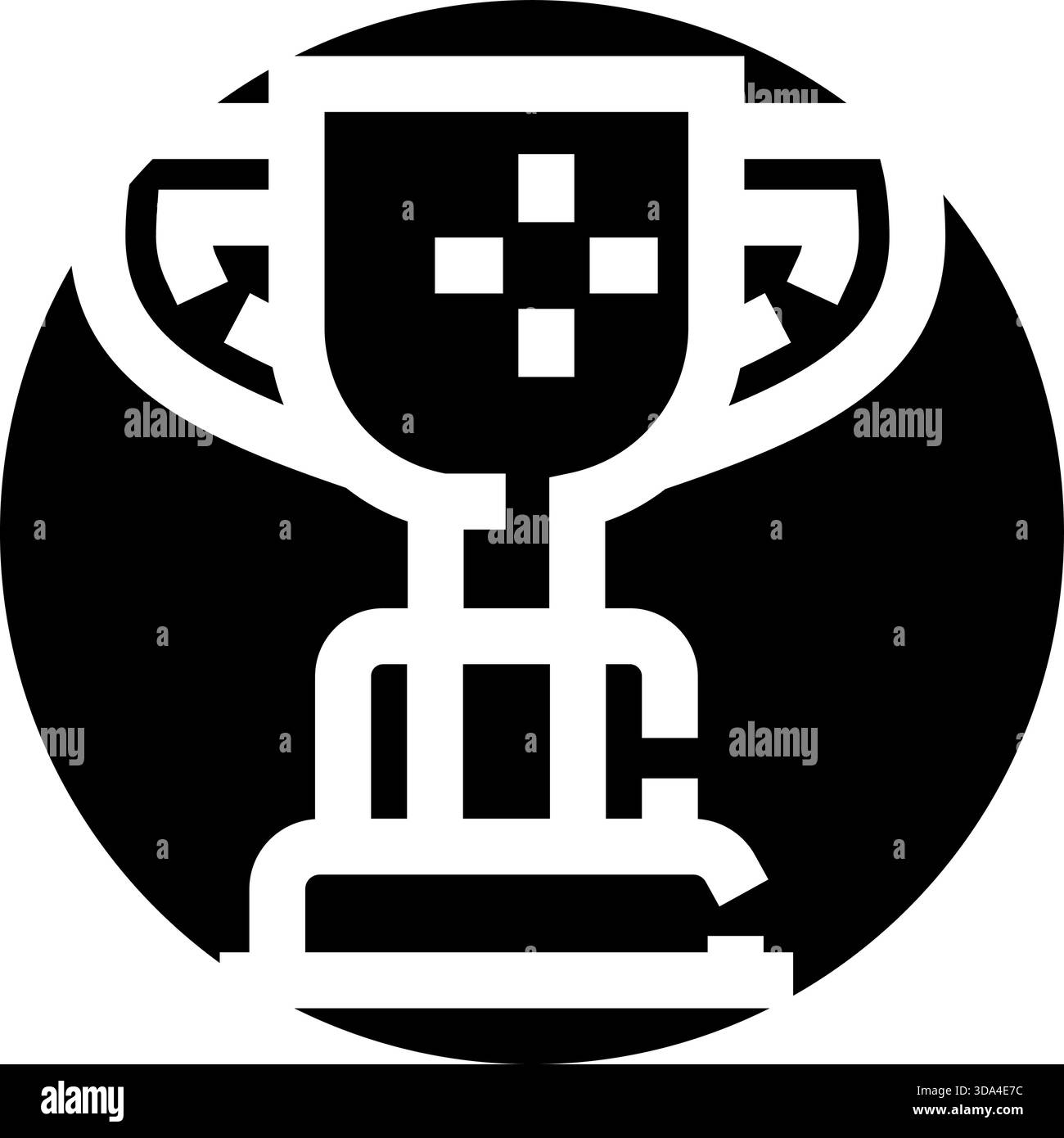 Trophy icon representing gaming competition success and esports ...