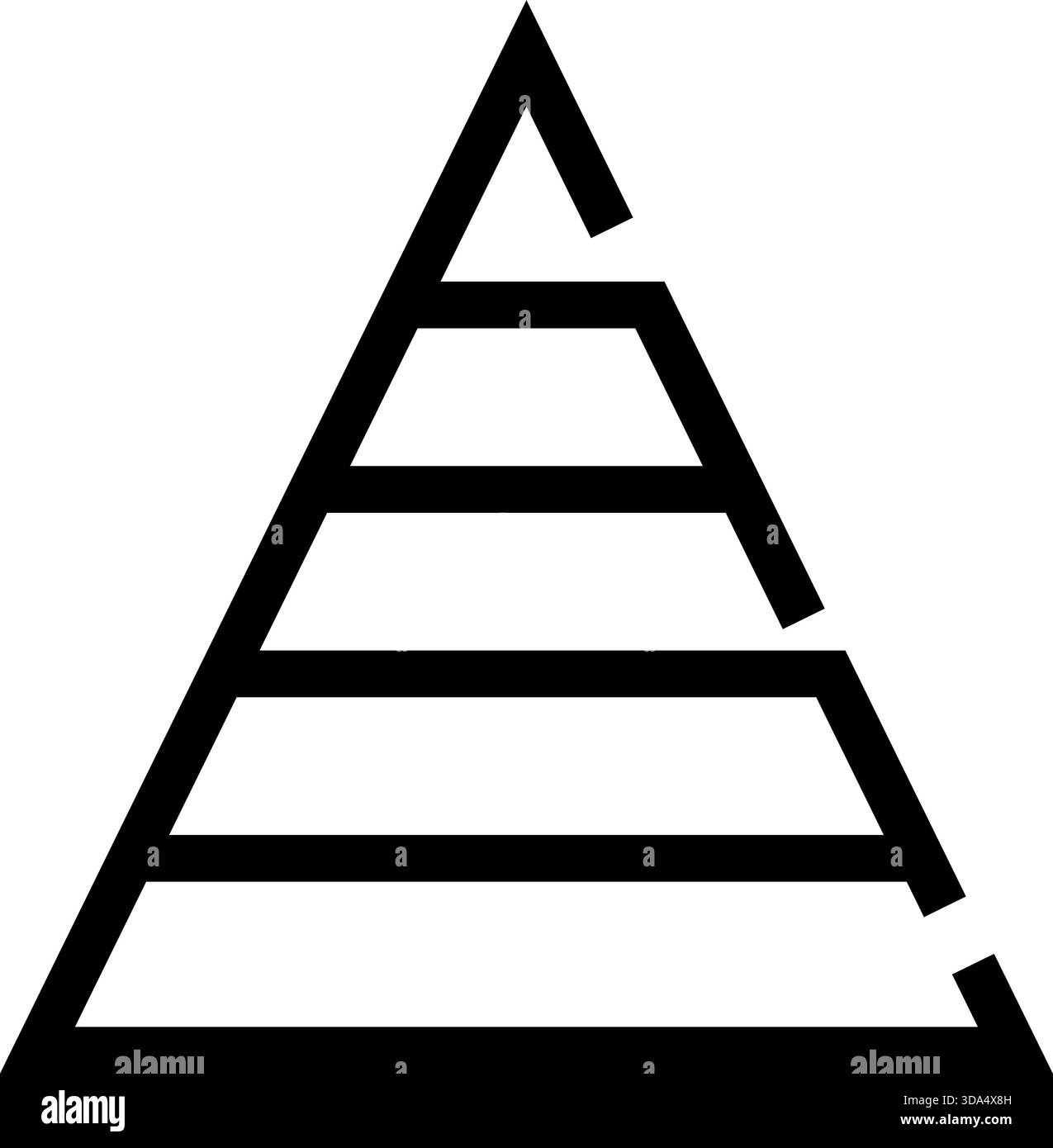 Pyramid Ranking Task Pyramid chart showing hierarchical levels and business structure Stock ...