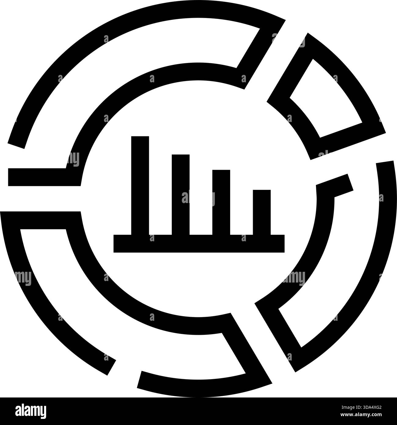 Showing financial charts Stock Vector Images - Alamy