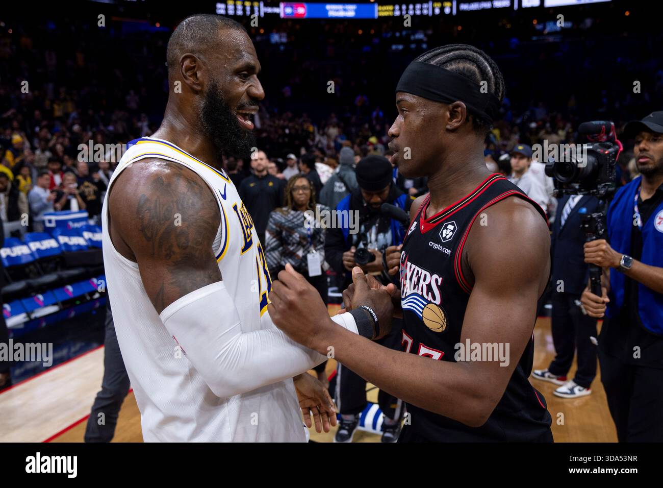 LeBron James backs VJ Edgecombe for all-defensive team LeBron James backs VJ Edgecombe for all-defensive team