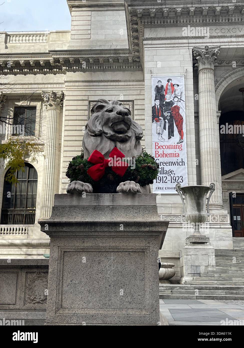 Holiday magic shining bright in the heart of NYC - Smartphone Captured Stock Image