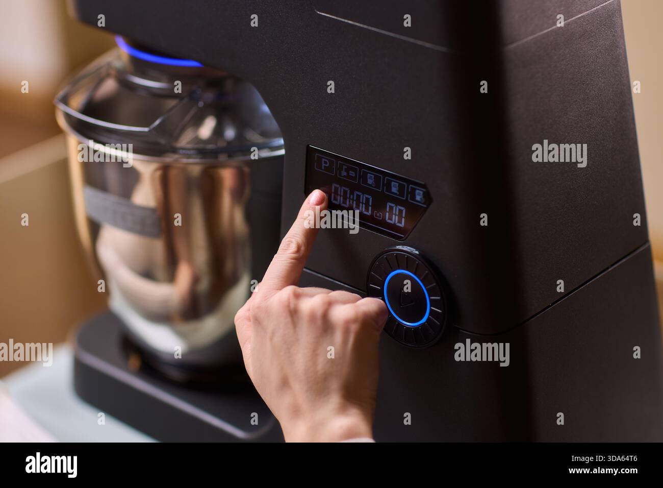 The Modern Kitchen Mixer Control Panel is currently in use for ...