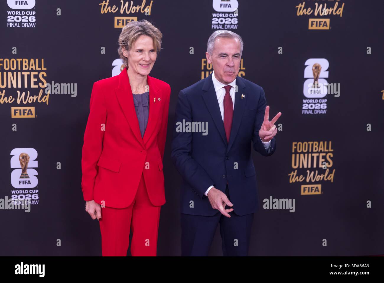 Prime Minister of Canada Mark Carney and wife Diana Fox Carney on the