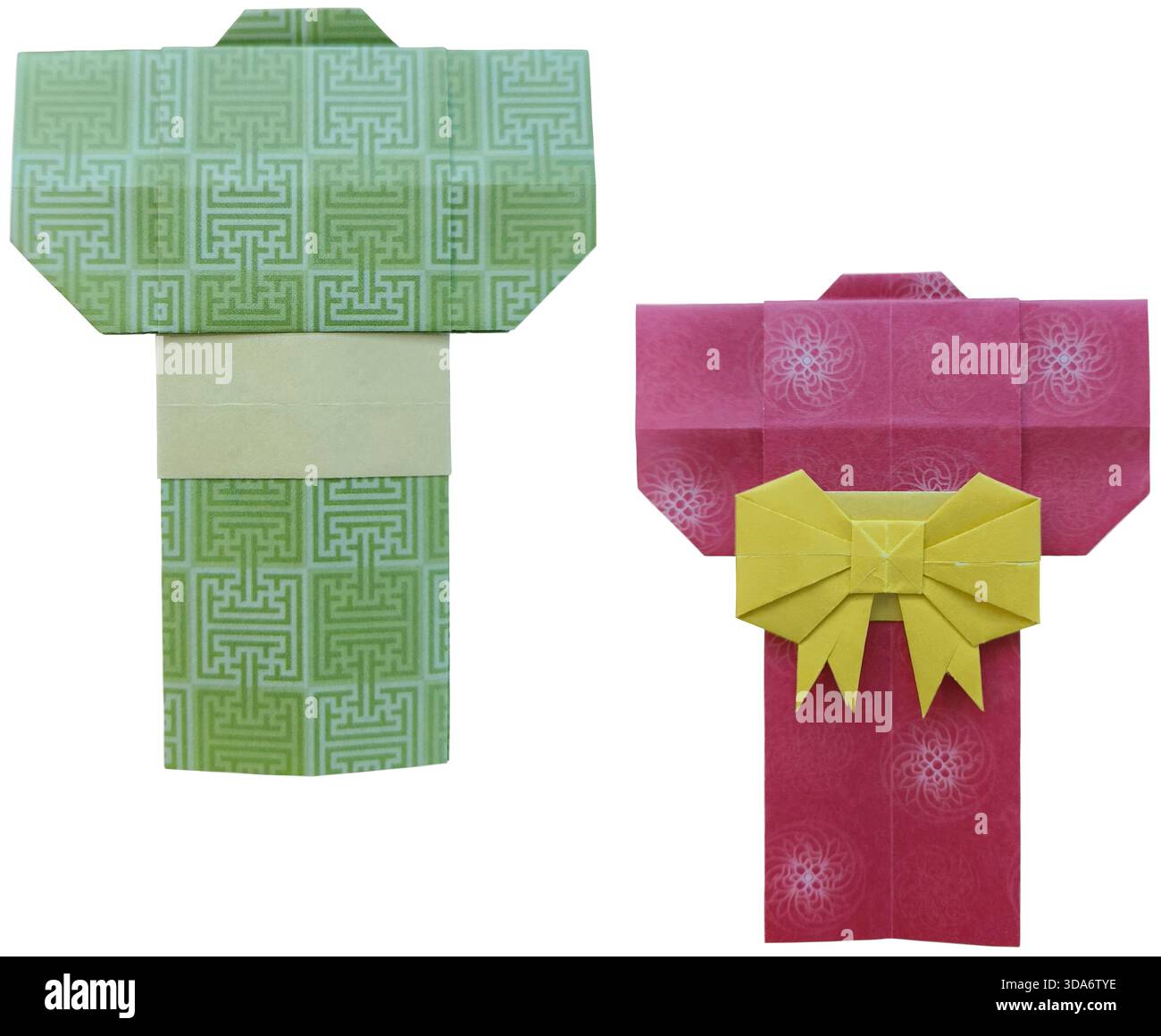The red kimono Cut Out Stock Images &amp; Pictures - Alamy