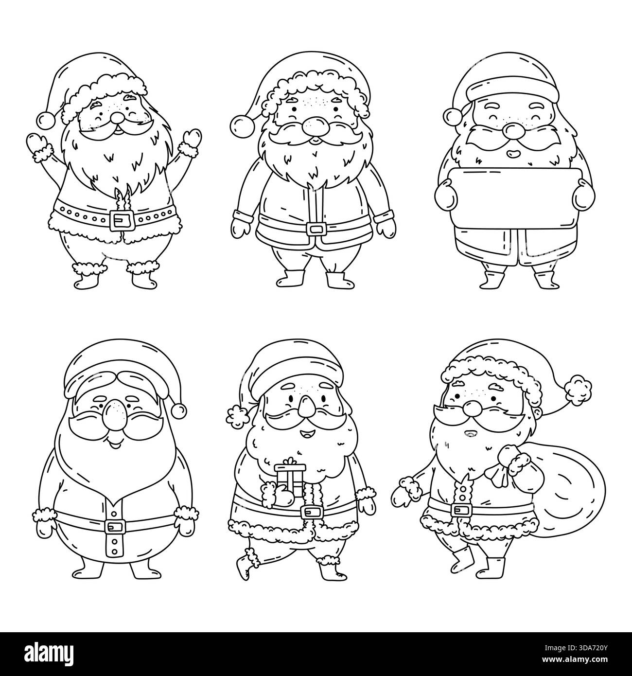 Cheerful winter character Black and White Stock Photos & Images - Alamy