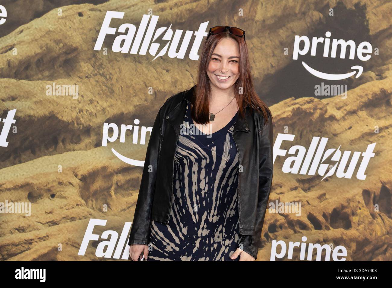 Audrey Gallagher Attends The Arrivals Of Amazon Prime Video s FALLOUT 