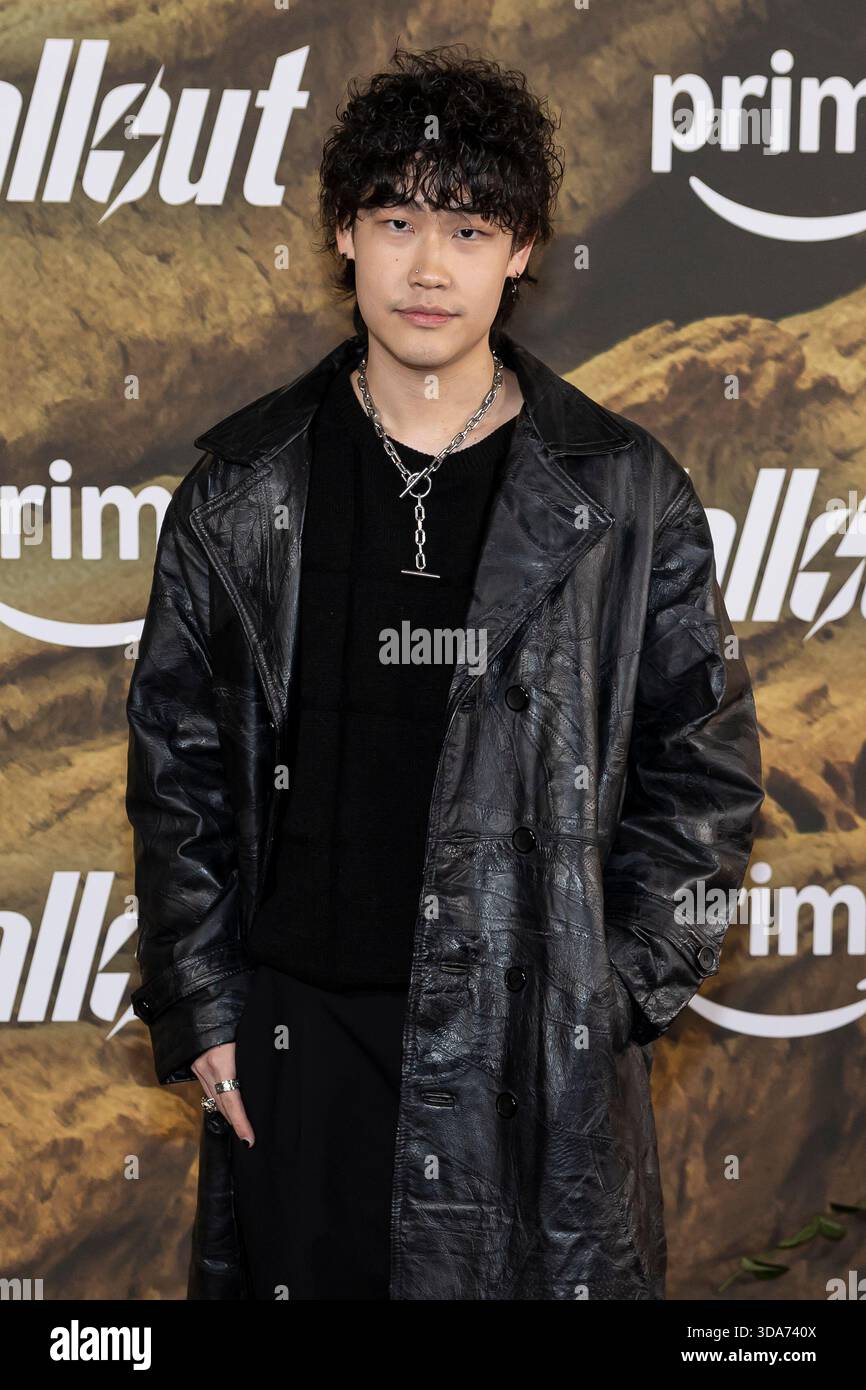 Justin Yi attends the arrivals of Amazon Prime Video’s “FALLOUT” Season ...