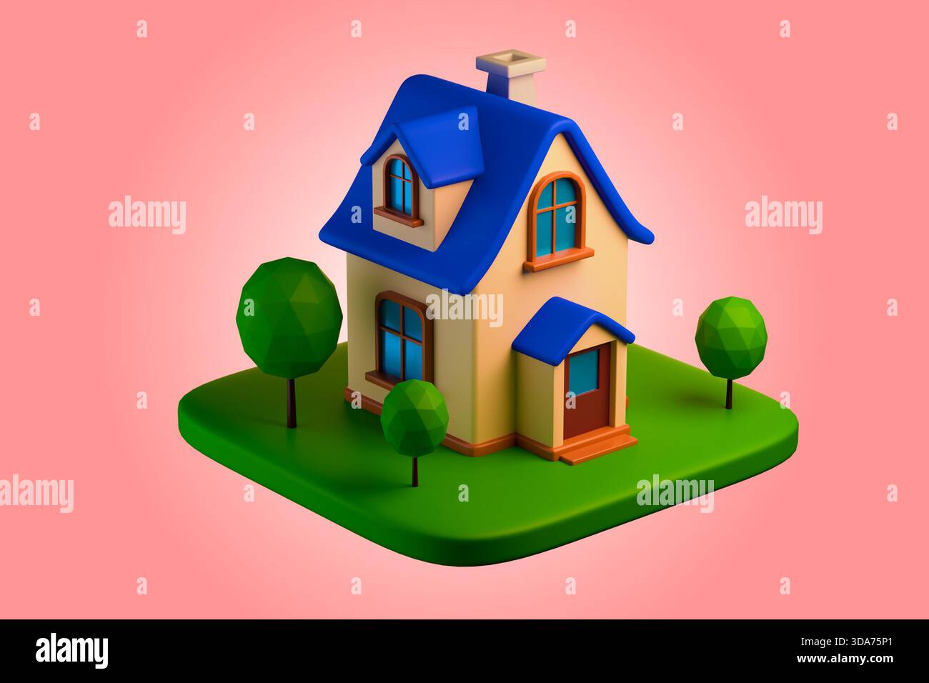 Animated real estate concept house hi-res stock photography and images ...