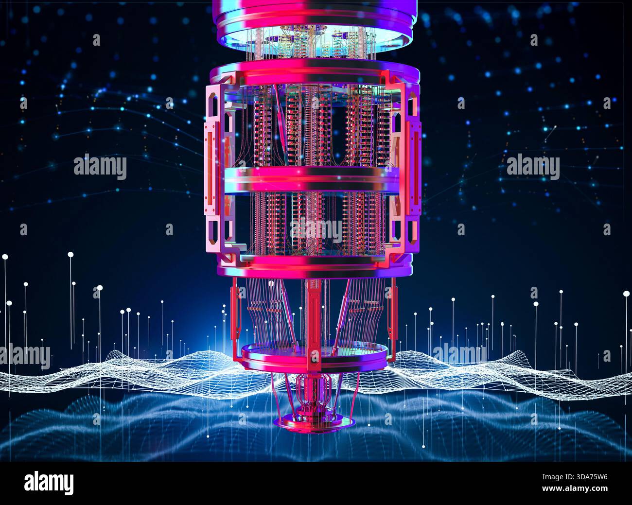 Quantum computer machine working big hi-res stock photography and ...