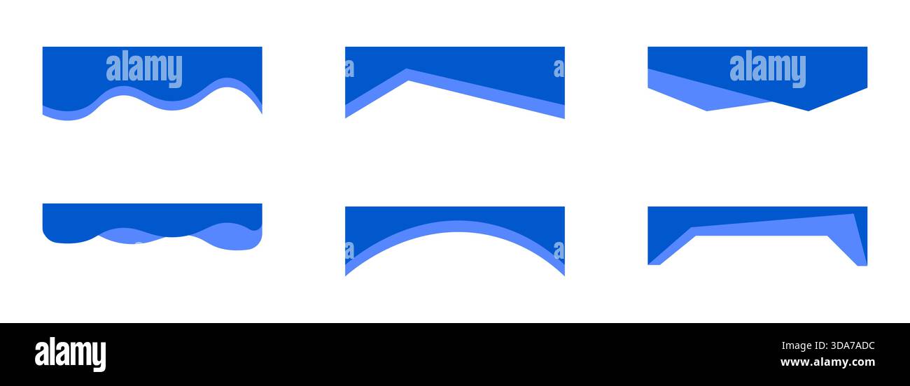 Header website divider modern bottom section, border template, curve ...