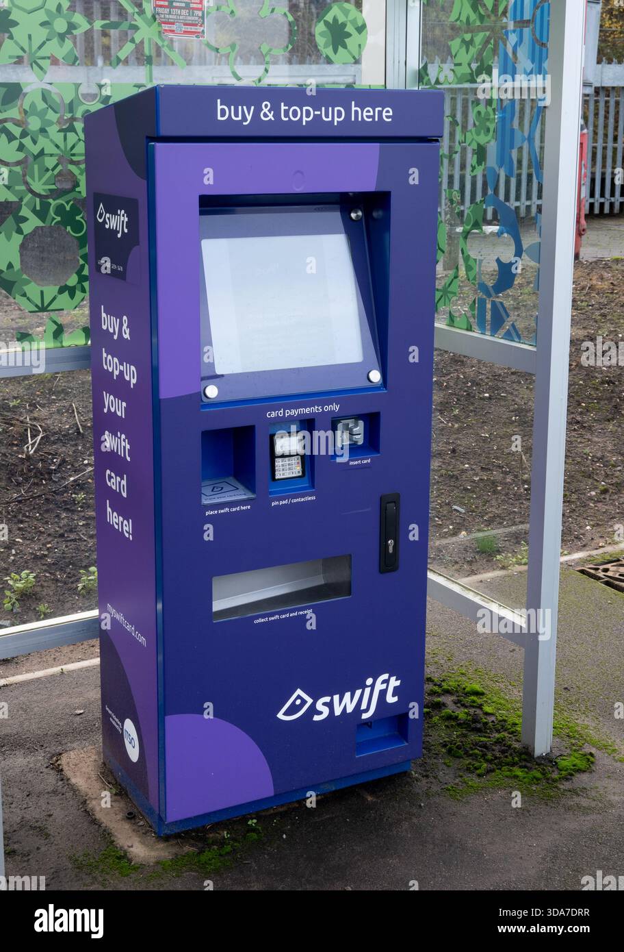 Swift card buy and top-up machine, the Interchange, Coventry, West ...