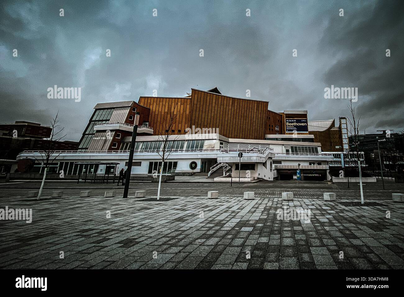 Berliner Philharmonie - the home of the Berlin Philharmonic - Smartphone Captured Stock Image
