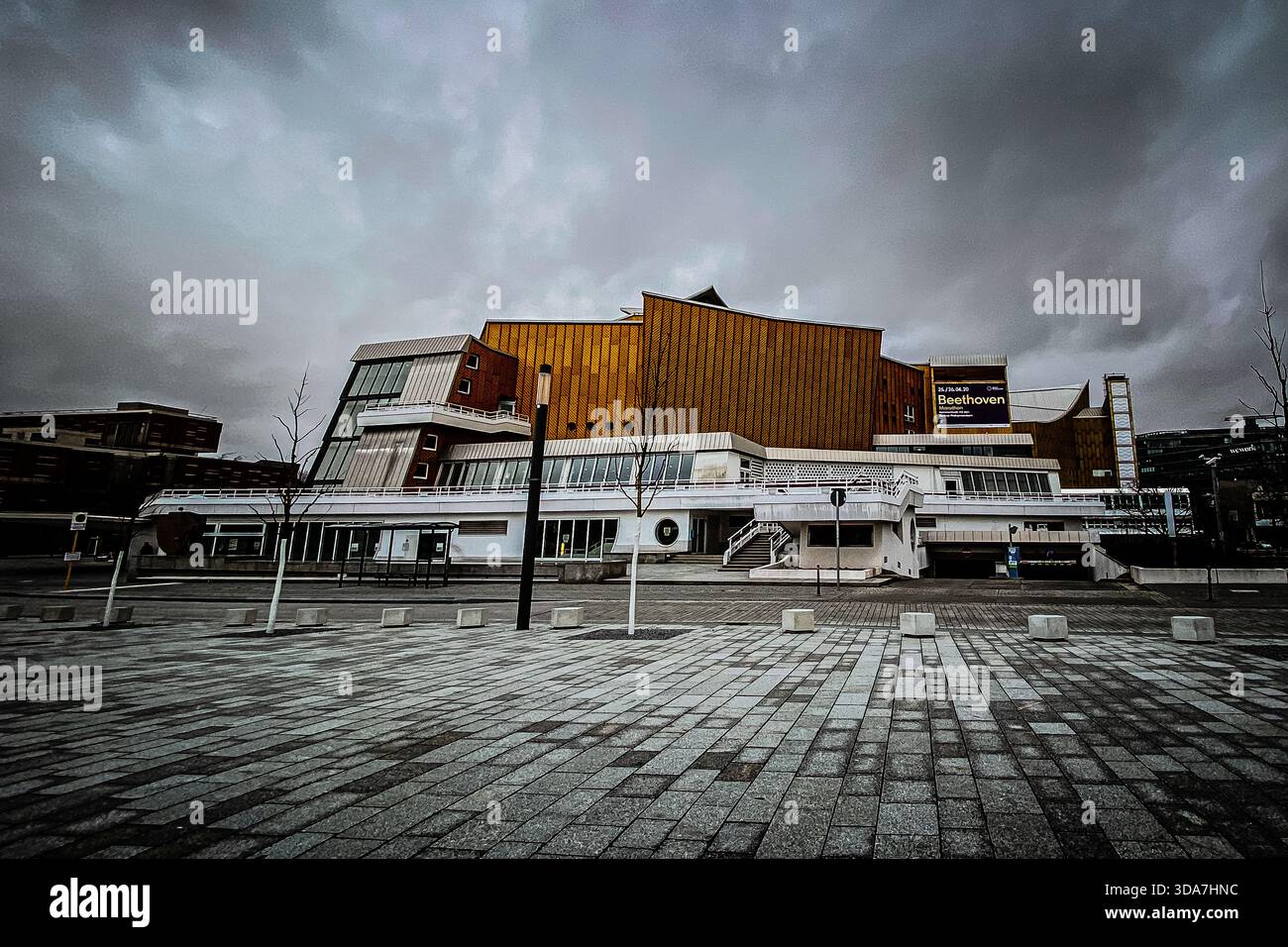 Berliner Philharmonie - the home of the Berlin Philharmonic - Smartphone Captured Stock Image