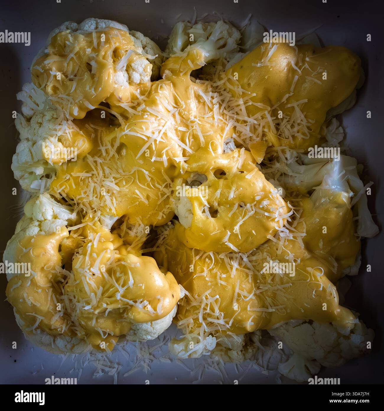 Cauliflower cheese - Smartphone Captured Stock Image