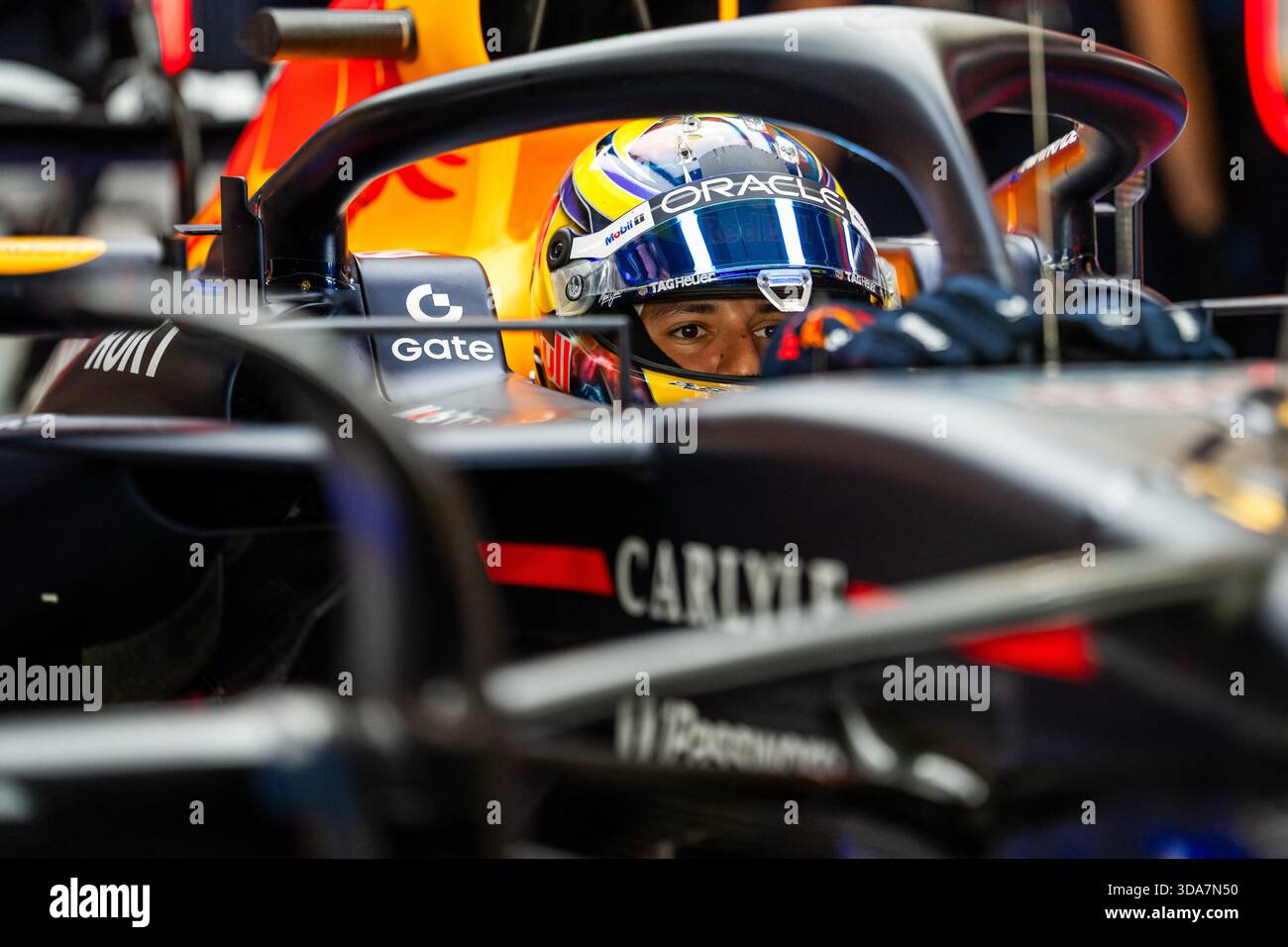 Isack Hadjar Fra Of Racing Bulls RB 6 On His First Day As An isack-hadjar-fra-of-racing-bulls-rb-6-on-his-first-day-as-an