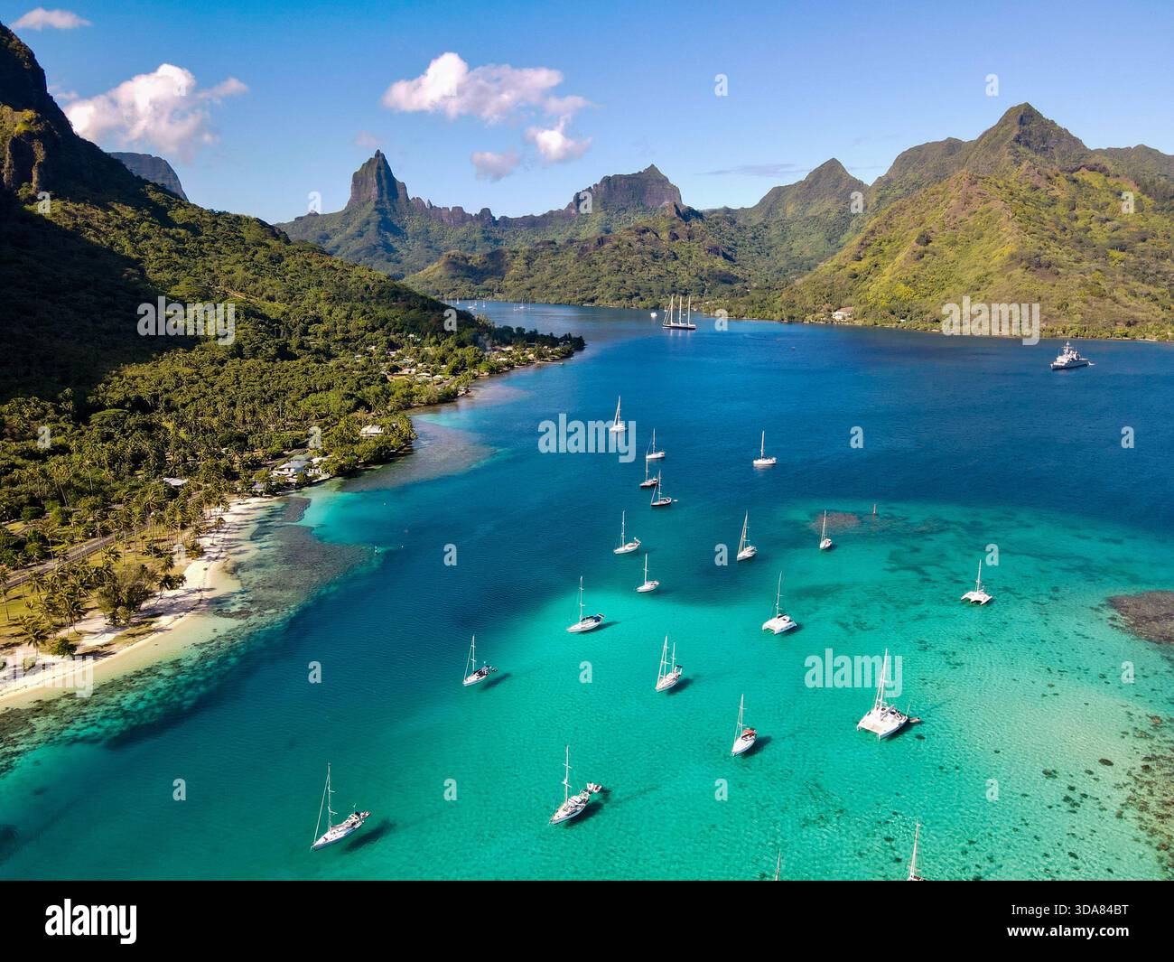 A Stunning Aerial View Of Cook s Bay Moorea In French Polynesia A Stunning Aerial View Of Cook s Bay Moorea In French Polynesia