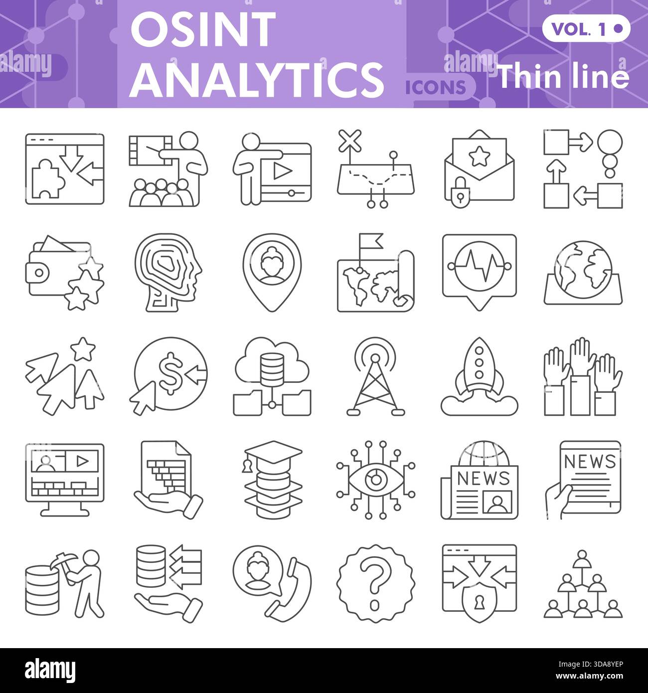 Python Analytics Symbol Analytics b vector vectors hi-res stock photography and images - Alamy