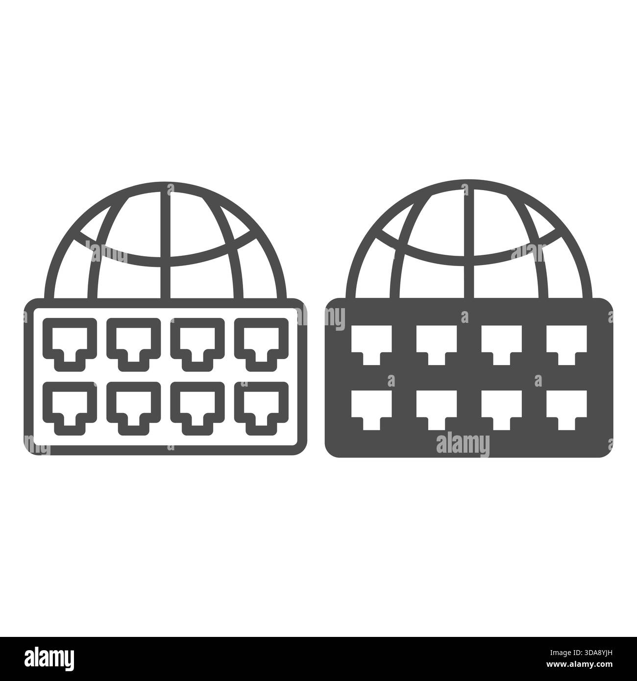 Router on globe Black and White Stock Photos & Images - Alamy