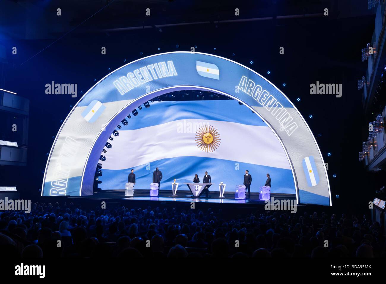 Draw assistant Tom Brady draws during the FIFA World Cup 2026 Official ...