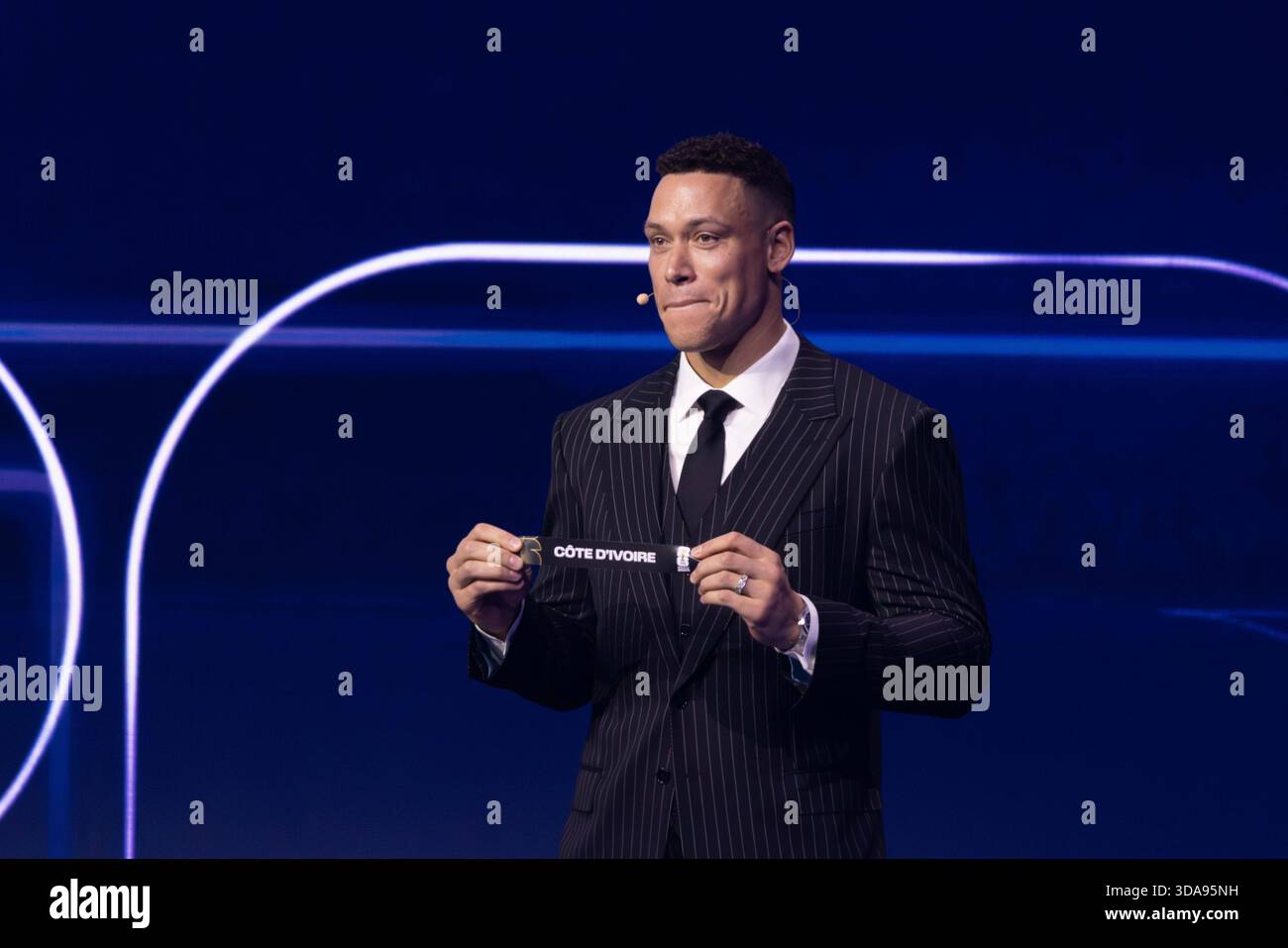 Assistant drawr Aaron Judge during the Official Draw for the 2026 FIFA