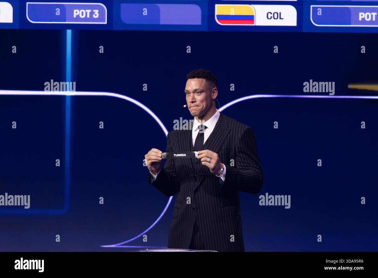 Assistant drawr Aaron Judge during the Official Draw for the 2026 FIFA
