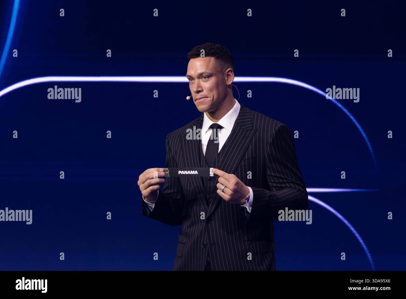Assistant drawr Aaron Judge during the Official Draw for the 2026 FIFA