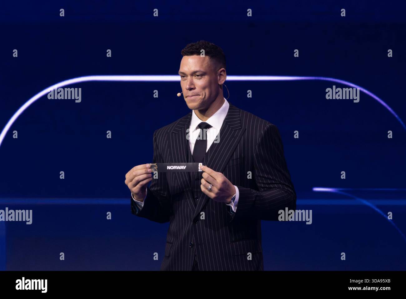 Assistant drawr Aaron Judge during the Official Draw for the 2026 FIFA