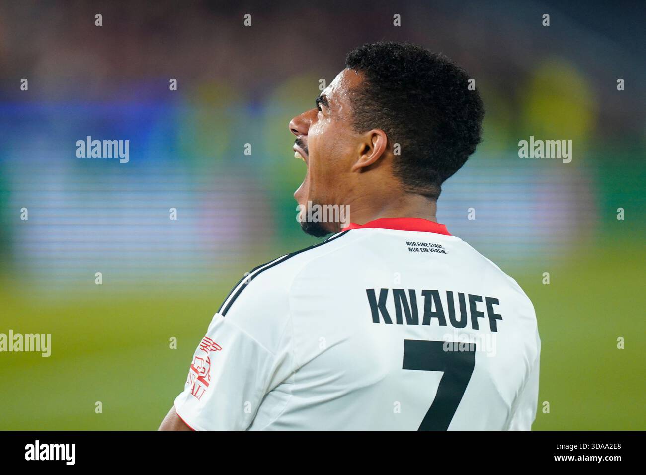 Ansgar Knauff of Eintracht Frankfurt celebrates the 0-1 during the UEFA ...
