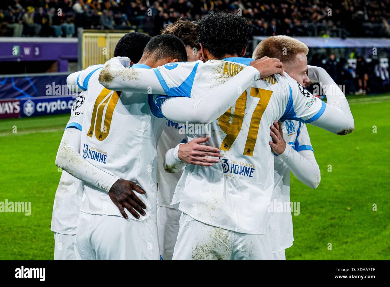 Mason Greenwood of Marseille during the UEFA Champions League, League  phase, MD7 football match between Olympique de Marseille (OM) and Liverpool  FC (LFC) on January 21, 2026 at Velodrome stadium in Marseille,