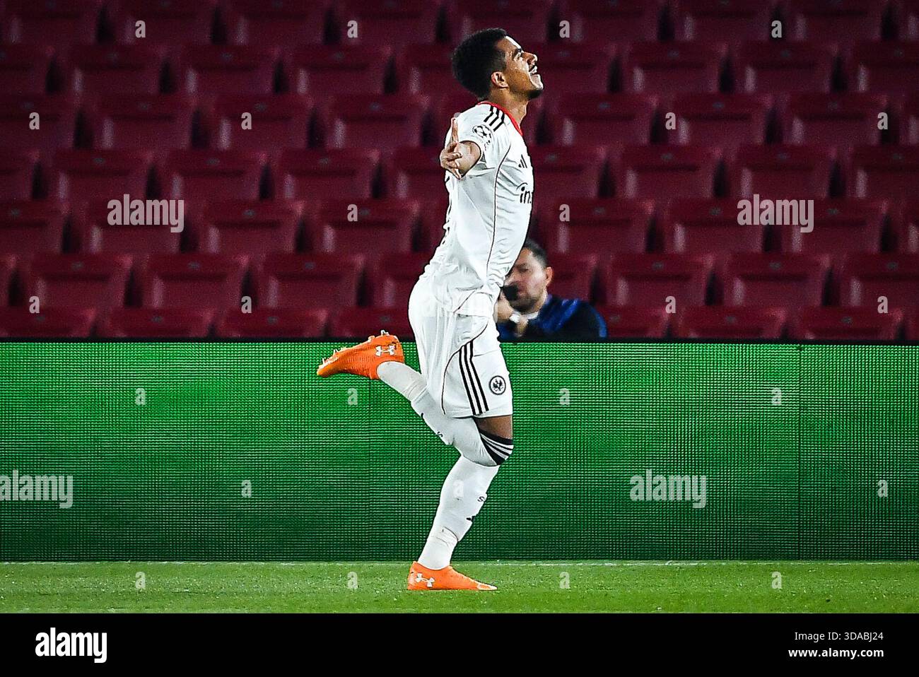Ansgar KNAUFF of Eintracht Frankfurt celebrates his goal during the ...