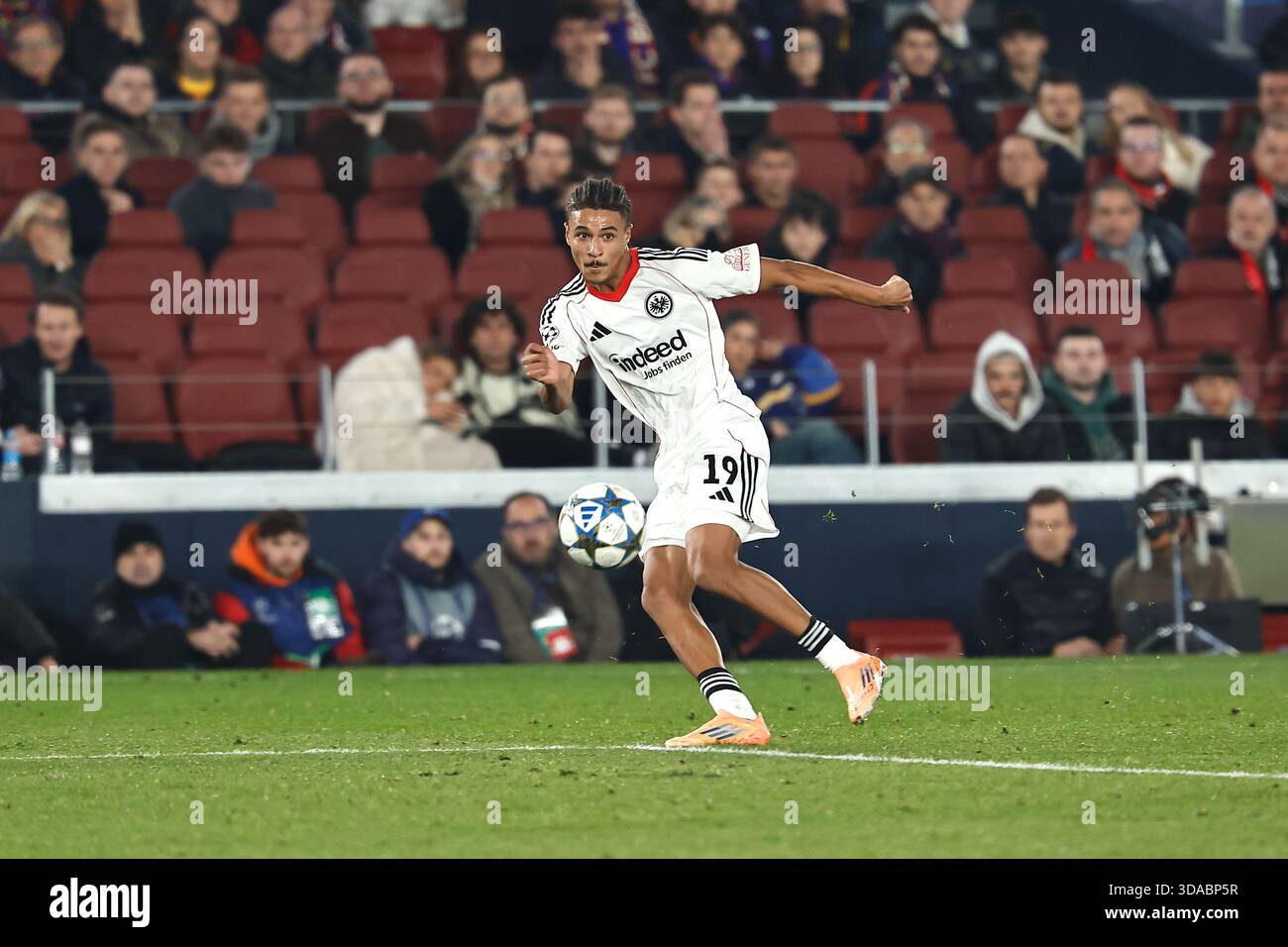 Jean-Matteo Bahoya (Frankfurt), DECEMBER 9, 2025 - Football / Soccer ...