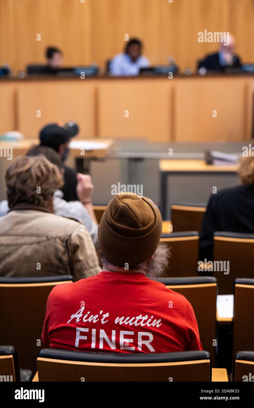 Seattle, USA. 6th Dec 2025. Several dozen protestors filled Seattle ...