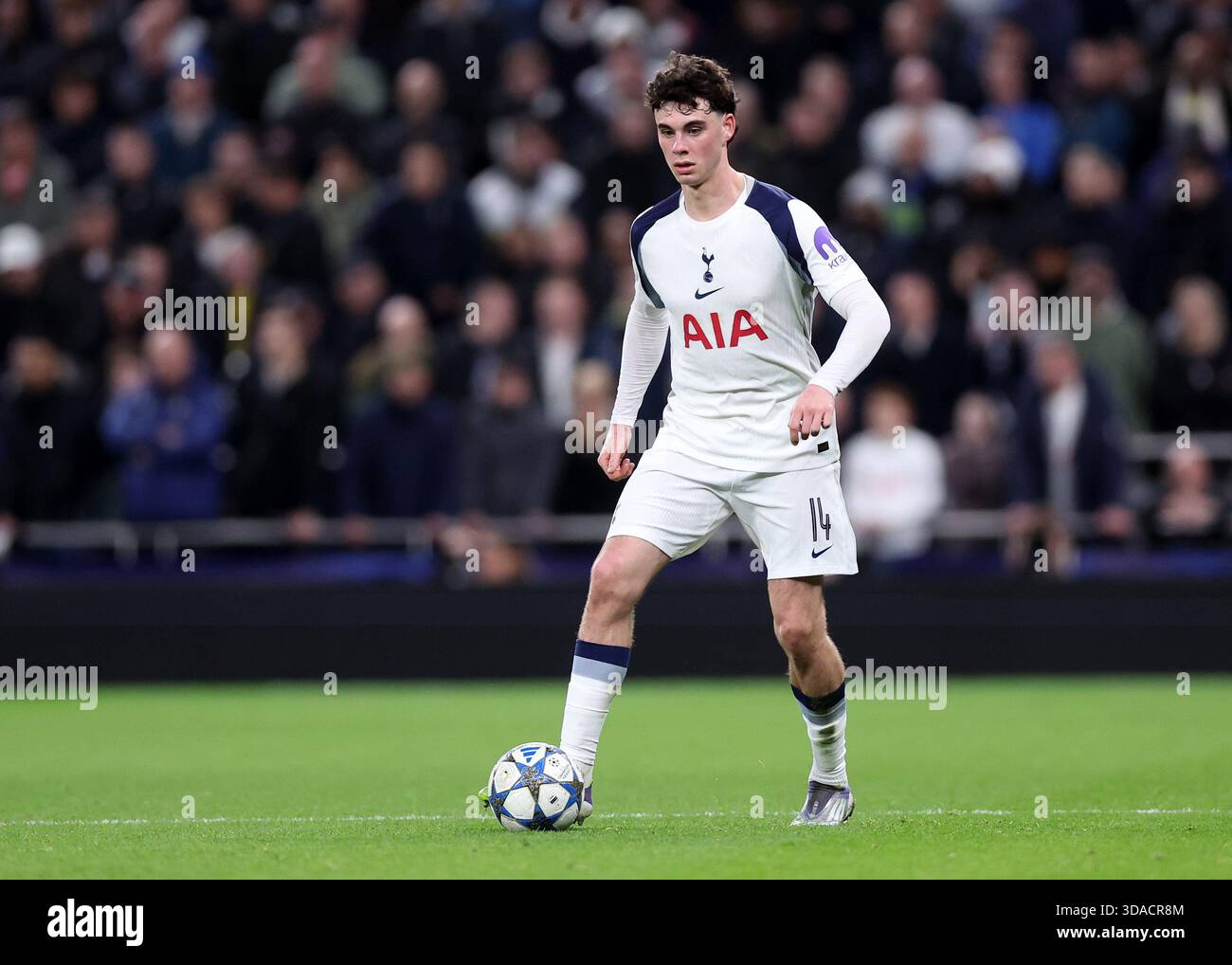 London, England, 9th December 2025. Archie Gray of Tottenham Hotspur ...