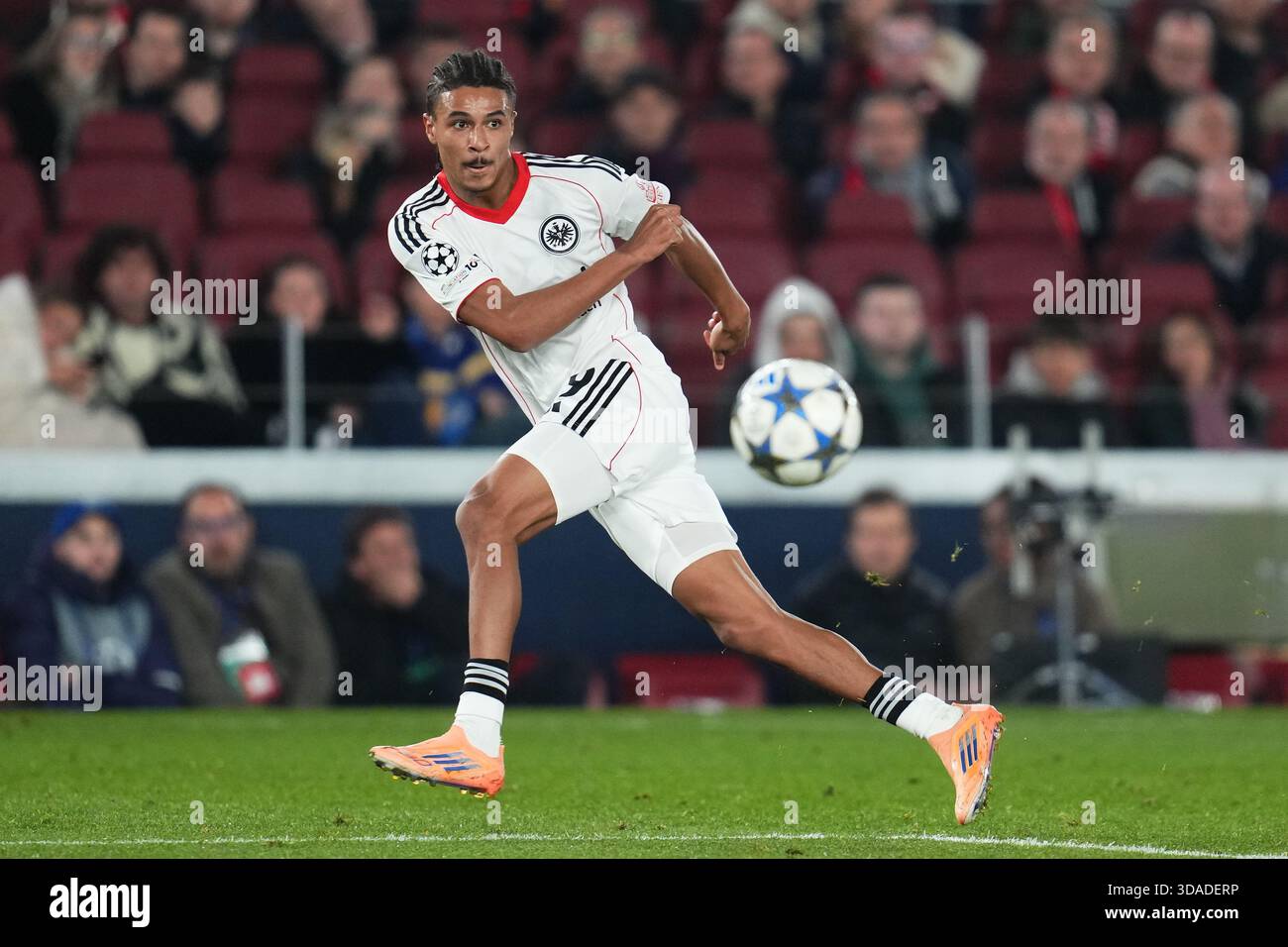 Jean-Matteo Bahoya of Eintracht Frankfurt during the UEFA Champions ...