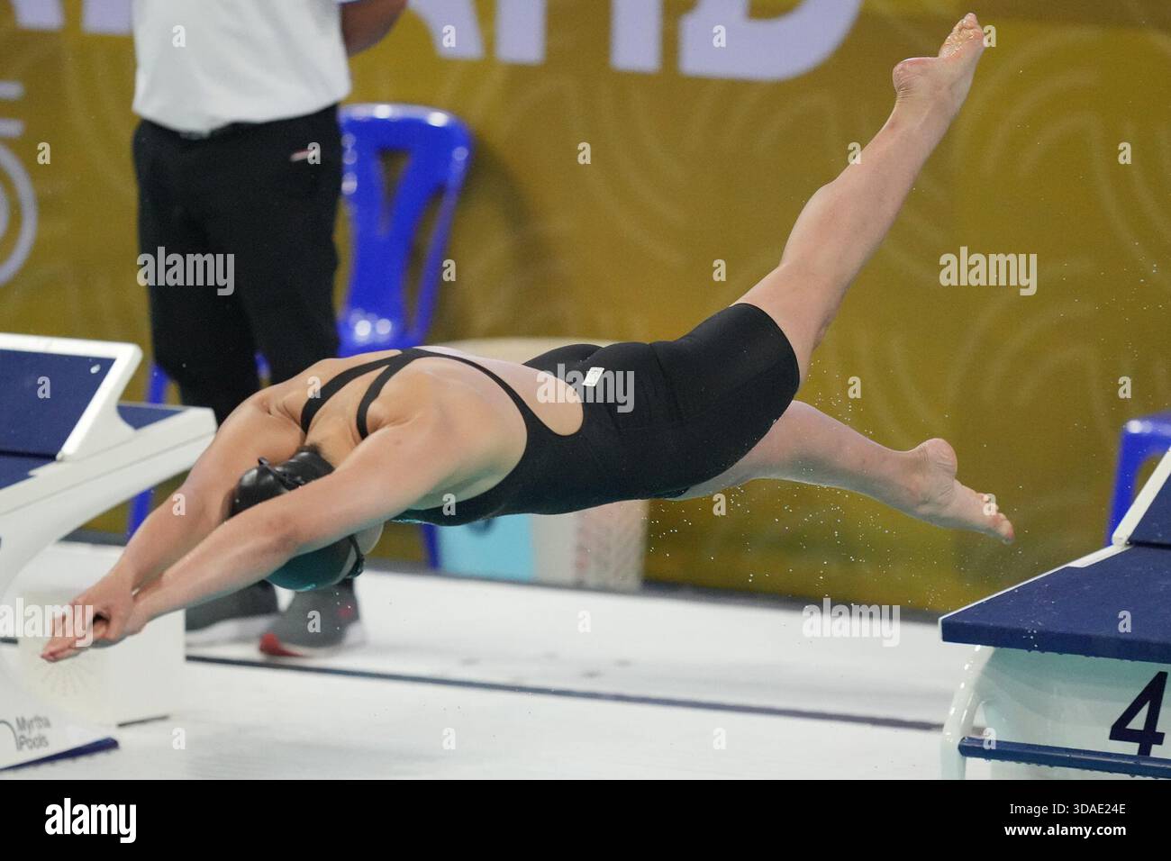 Singapore's En Yi Letitia Sim competes during the women's 50m ...