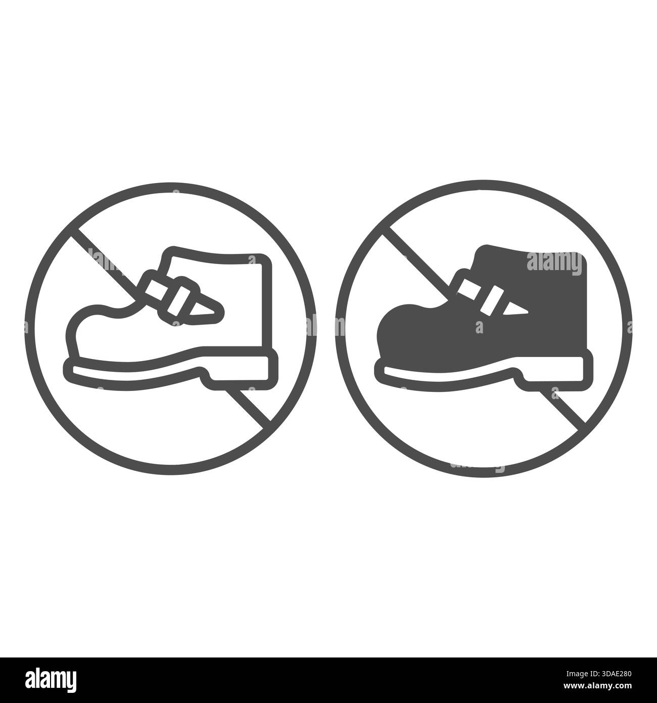 Shoe Pictogram Symbol
