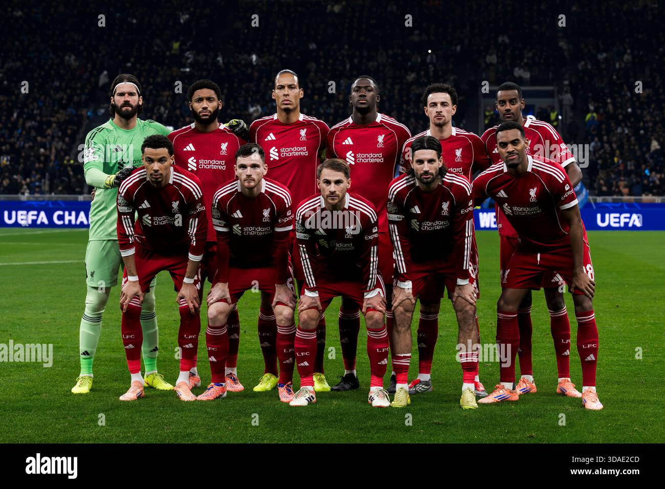 Players Of Liverpool FC Pose For A Team Photo Prior To The UEFA players-of-liverpool-fc-pose-for-a-team-photo-prior-to-the-uefa